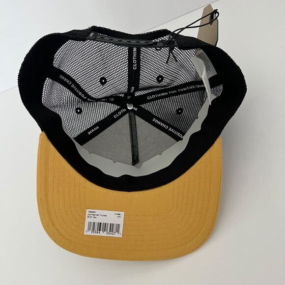 Prana Journeyman Trucker Birch Van Run Multicolor Cap Hat Unisex Adult Yellow - Picture 10 of 11